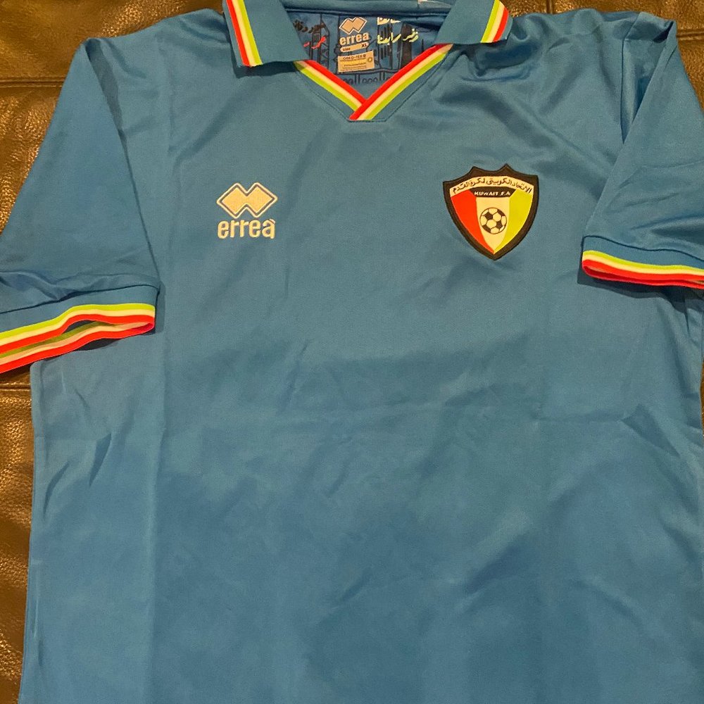 Errea brand KUWAIT National Team Men's JERSEY Sz M,L,XL, or 2XL New with tags